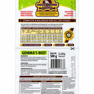 Doggobone Gemma's Beef Meal (1kg)